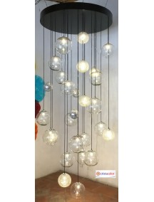 Candil de Burbujas con Luz